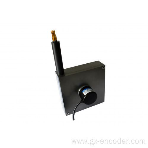 Linear displacement transducer sensor